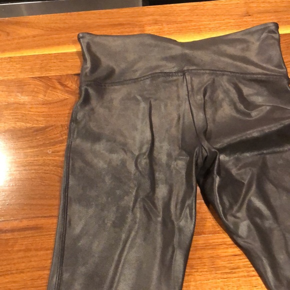 SPANX Faux Leather Leggings | M | Black - Picture 5 of 6